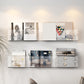 Modern Floating Book Shelf 5.9"H Acrylic Wall Mounted Bookcase