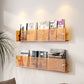 Modern Floating Book Shelf 5.9"H Acrylic Wall Mounted Bookcase
