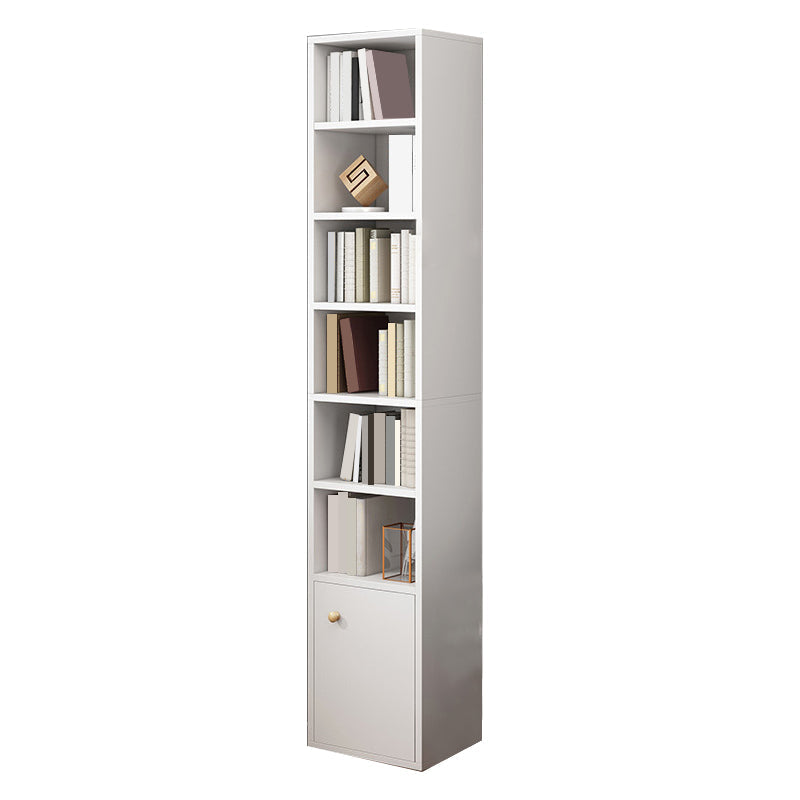 Closed Wooden Bookcase Modern Minimalist Home Corner Bookshelf