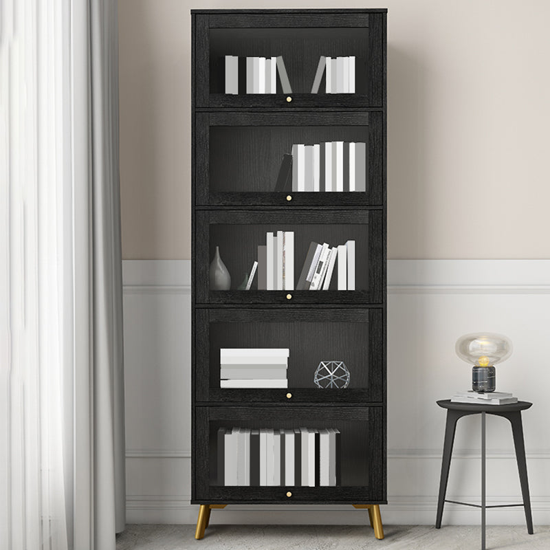 Libreria moderna in legno, libreria geometrica per qualsiasi stanza, 12 "W