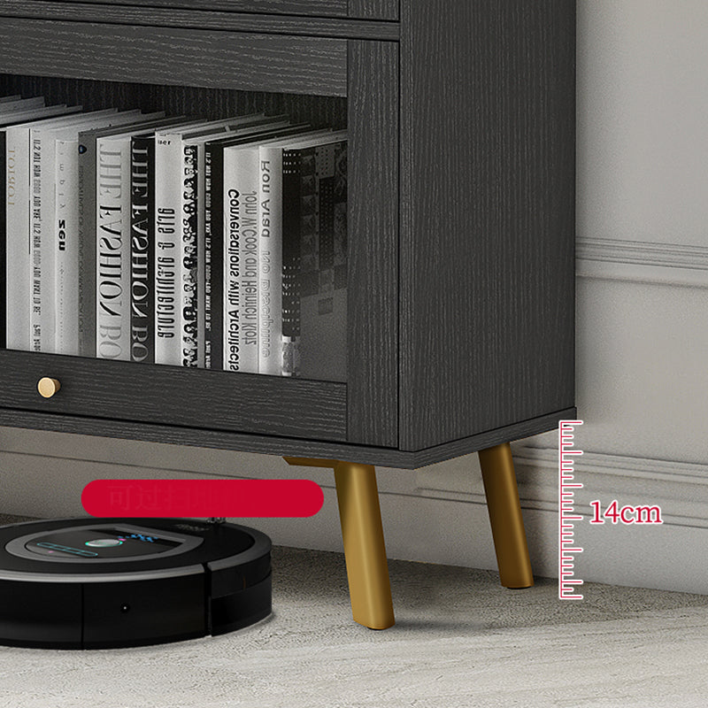 Libreria moderna in legno, libreria geometrica per qualsiasi stanza, 12 "W