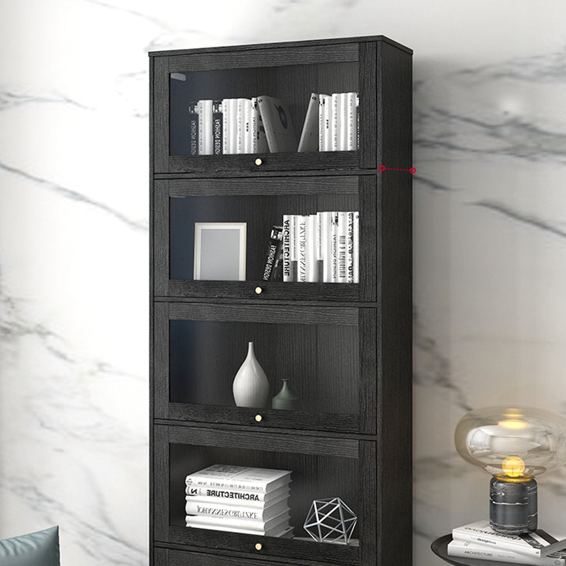 Libreria moderna in legno, libreria geometrica per qualsiasi stanza, 12 "W