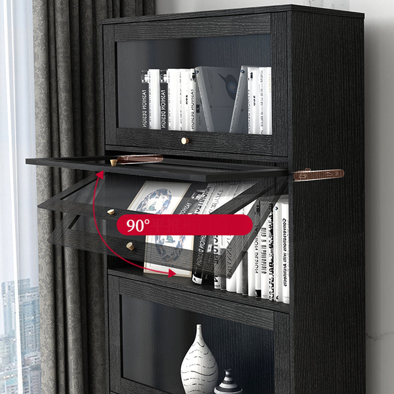 Libreria moderna in legno, libreria geometrica per qualsiasi stanza, 12 "W