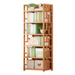 Modern Style Bamboo Bookcase Geometric Bookshelf for Any Room