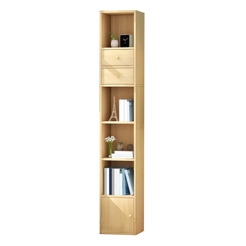 Modern Wood Bookcase, Geometric Bookshelf for Any Room, 13" L X 9.5" W