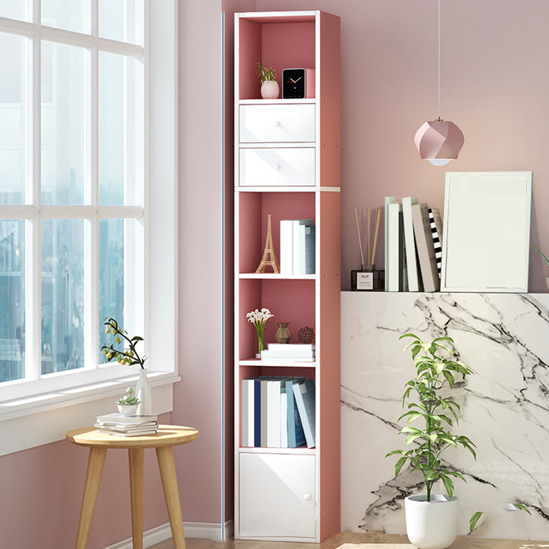 Modern Wood Bookcase, Geometric Bookshelf for Any Room, 13" L X 9.5" W