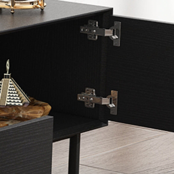 Home TV Storage Modern Rectangle TV Cabinet with Splayed Metal Legs Clearhalo 'furn' 'furn_tv_stands_entertainment_centers' 'Furniture' 'Living Room Furniture' 'TV Stands & Entertainment Centers' 'TV Stands & Media Storage Furniture' 'tv_stands_entertainment_centers' 5441263