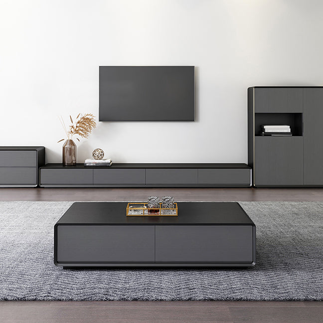 Wooden Enclosed TV Stand Storage Modern Home TV Cabinet with Drawers Clearhalo 'furn' 'furn_tv_stands_entertainment_centers' 'Furniture' 'Living Room Furniture' 'TV Stands & Entertainment Centers' 'TV Stands & Media Storage Furniture' 'tv_stands_entertainment_centers' 5441295