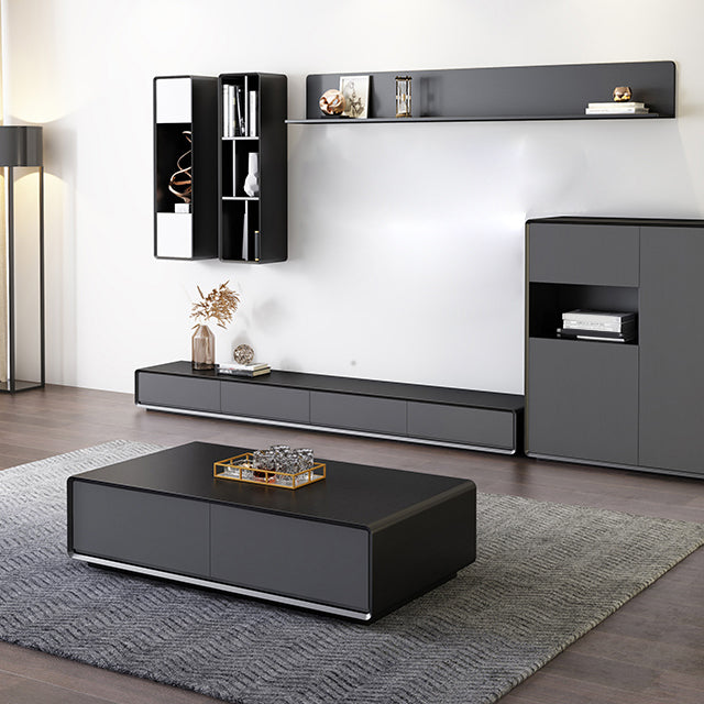 Wooden Enclosed TV Stand Storage Modern Home TV Cabinet with Drawers Clearhalo 'furn' 'furn_tv_stands_entertainment_centers' 'Furniture' 'Living Room Furniture' 'TV Stands & Entertainment Centers' 'TV Stands & Media Storage Furniture' 'tv_stands_entertainment_centers' 5441297