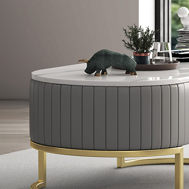 Scandinavian Stone TV Stand Enclosed Storage TV Console with 3 Drawers Clearhalo 'furn' 'furn_tv_stands_entertainment_centers' 'Furniture' 'Living Room Furniture' 'TV Stands & Entertainment Centers' 'TV Stands & Media Storage Furniture' 'tv_stands_entertainment_centers' 5441391