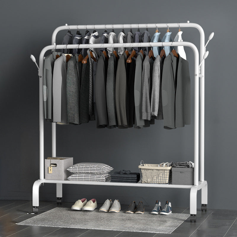 Ratería de entrada de estante de almacenamiento de metal de colgilla de capa industrial