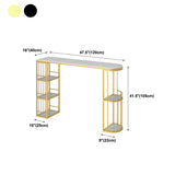 Tavolo da cocktail bar in pietra contemporanea con bancone del soggiorno