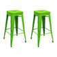 Modern Armless Backless Counter Stool Iron Cashier Bar Stool with Seat and Pedal