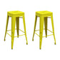 Modern Armless Backless Counter Stool Iron Cashier Bar Stool with Seat and Pedal