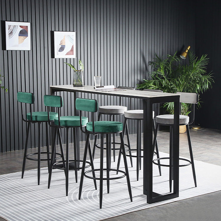 Tabouret de comptoir rond intérieur selles de comptoir rembourré