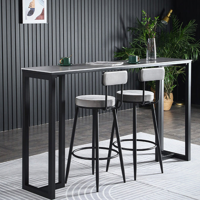 Tabouret de comptoir rond intérieur selles de comptoir rembourré