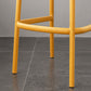 Nordic Style Bar-stool Plastic Counter Bar Stool with Plastic Legs for Restaurant