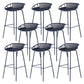 Modern Low Back Bar & Counter Stool Bucket Metal Indoor Counter Stools