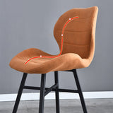 Sgabello da bar in pelle di sgabelli in pelle industriale con gambe in metallo per la casa