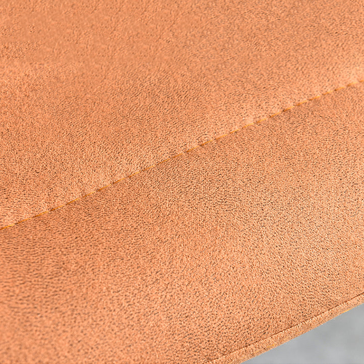 Sgabello da bar in pelle di sgabelli in pelle industriale con gambe in metallo per la casa