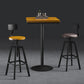 Round Metal Counter & Bar Stool Industrial Footrest Counter-height Stool