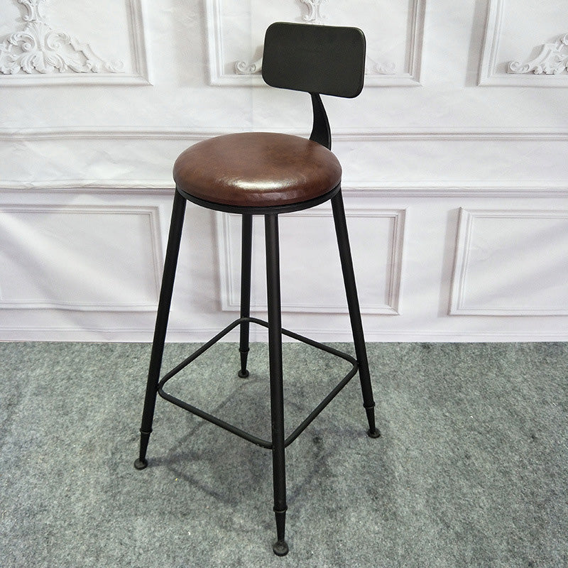 Tavolo da bar in legno massiccio in stile industriale set 1/2/3/4 pezzi Tavolino con sgabelli alti