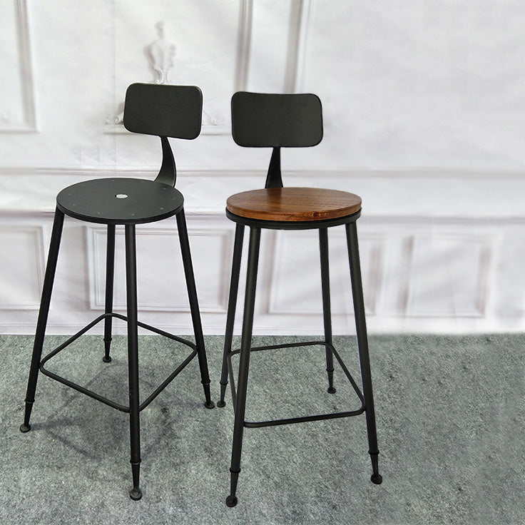 Industrial Style Solid Wood Bar Table Set 1/2/3/4 Pieces Counter Table with High Stools Clearhalo 'Bar Furniture' 'furn' 'furn_home_bar_bar_sets' 'Furniture' 'Home Bars & Bar Sets' 'home_bar_bar_sets' 'Kitchen & Dining Furniture' 5446010