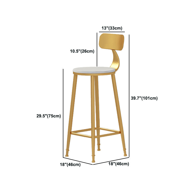 Set da tavolo da pub barregle glam 1/2/5/9 pezzi di banco bianco e oro