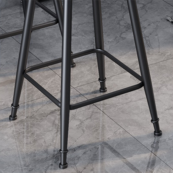 Modern 1/3 Pieces Bar Table Set Rectangle Stone Table with High Stools Clearhalo 'Bar Furniture' 'furn' 'furn_home_bar_bar_sets' 'Furniture' 'Home Bars & Bar Sets' 'home_bar_bar_sets' 'Kitchen & Dining Furniture' 5446206