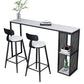 Modern 1/3 Pieces Bar Table Set Rectangle Stone Table with High Stools Clearhalo 'Bar Furniture' 'furn' 'furn_home_bar_bar_sets' 'Furniture' 'Home Bars & Bar Sets' 'home_bar_bar_sets' 'Kitchen & Dining Furniture' 5446208