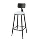 Modern 1/3 Pieces Bar Table Set Rectangle Stone Table with High Stools White 30"H Stool (Single) Clearhalo 'Bar Furniture' 'furn' 'furn_home_bar_bar_sets' 'Furniture' 'Home Bars & Bar Sets' 'home_bar_bar_sets' 'Kitchen & Dining Furniture' 5446211