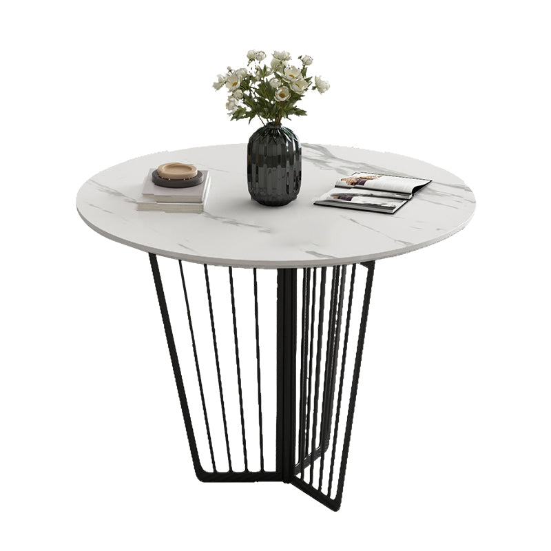 Moderne gesinterde stenen eettafel 1/2/5/7-delige ronde eettafelset