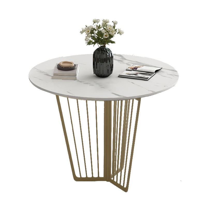 Moderne gesinterde stenen eettafel 1/2/5/7-delige ronde eettafelset