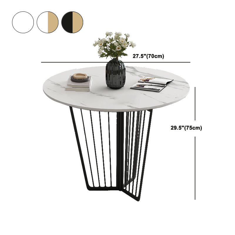 Moderne gesinterde stenen eettafel 1/2/5/7-delige ronde eettafelset