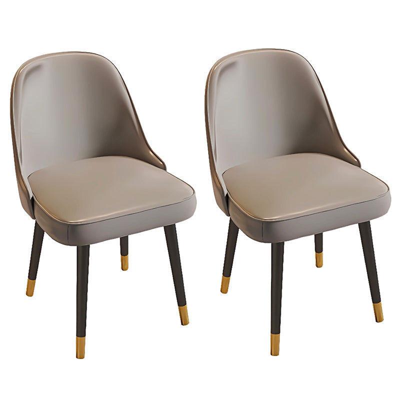 Modern Rectangle Dining Table Set 1/2/5/7 Pieces Stone Top Dinette Set 2 Grey Chairs Clearhalo 'Dining Room Sets' 'Dining Tables & Seating' 'dining_room_set' 'furn' 'furn_dining_room_set' 'Furniture' 'Kitchen & Dining Furniture' 5446291