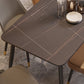 Modern Rectangle Dining Table Set 1/2/5/7 Pieces Stone Top Dinette Set Clearhalo 'Dining Room Sets' 'Dining Tables & Seating' 'dining_room_set' 'furn' 'furn_dining_room_set' 'Furniture' 'Kitchen & Dining Furniture' 5446297