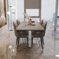 Modern Rectangle Dining Table Set 1/2/5/7 Pieces Stone Top Dinette Set Clearhalo 'Dining Room Sets' 'Dining Tables & Seating' 'dining_room_set' 'furn' 'furn_dining_room_set' 'Furniture' 'Kitchen & Dining Furniture' 5446301