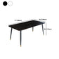 Modern Rectangle Dining Table Set 1/2/5/7 Pieces Stone Top Dinette Set Clearhalo 'Dining Room Sets' 'Dining Tables & Seating' 'dining_room_set' 'furn' 'furn_dining_room_set' 'Furniture' 'Kitchen & Dining Furniture' 5446306