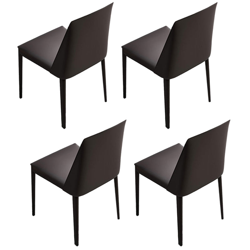 Contemporary Sintered Stone Table Rectangle Table Set 1/4/5/7 Pieces Dining Set 4 Grey Chairs Clearhalo 'Dining Room Sets' 'Dining Tables & Seating' 'dining_room_set' 'furn' 'furn_dining_room_set' 'Furniture' 'Kitchen & Dining Furniture' 5446310