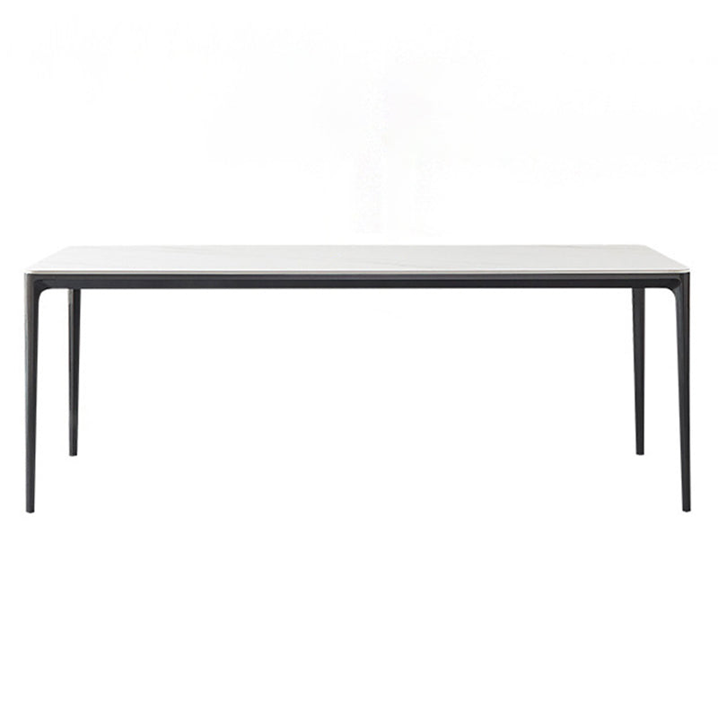 Contemporary Sintered Stone Table Rectangle Table Set 1/4/5/7 Pieces Dining Set Clearhalo 'Dining Room Sets' 'Dining Tables & Seating' 'dining_room_set' 'furn' 'furn_dining_room_set' 'Furniture' 'Kitchen & Dining Furniture' 5446314