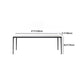 Contemporary Sintered Stone Table Rectangle Table Set 1/4/5/7 Pieces Dining Set Clearhalo 'Dining Room Sets' 'Dining Tables & Seating' 'dining_room_set' 'furn' 'furn_dining_room_set' 'Furniture' 'Kitchen & Dining Furniture' 5446320