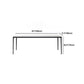 Contemporary Sintered Stone Table Rectangle Table Set 1/4/5/7 Pieces Dining Set Clearhalo 'Dining Room Sets' 'Dining Tables & Seating' 'dining_room_set' 'furn' 'furn_dining_room_set' 'Furniture' 'Kitchen & Dining Furniture' 5446322