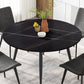 Modern Restaurant Table and Chair Set 1/4/5/7 Pieces Round Dining Table Set Clearhalo 'Dining Room Sets' 'Dining Tables & Seating' 'dining_room_set' 'furn' 'furn_dining_room_set' 'Furniture' 'Kitchen & Dining Furniture' 5446335