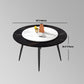 Modern Restaurant Table and Chair Set 1/4/5/7 Pieces Round Dining Table Set Clearhalo 'Dining Room Sets' 'Dining Tables & Seating' 'dining_room_set' 'furn' 'furn_dining_room_set' 'Furniture' 'Kitchen & Dining Furniture' 5446345