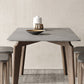 Moderne eetset 1/3/4/5/6 stuks houten eettafel met armloze stoel