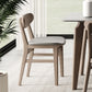 Moderne eetset 1/3/4/5/6 stuks houten eettafel met armloze stoel