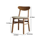 Moderne eetset 1/3/4/5/6 stuks houten eettafel met armloze stoel