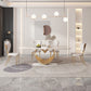 Luxury Sintered Stone Top Dining Set Rectangle 1/4/5/7/9 Pieces Dinette Table Set Clearhalo 'Dining Room Sets' 'Dining Tables & Seating' 'dining_room_set' 'furn' 'furn_dining_room_set' 'Furniture' 'Kitchen & Dining Furniture' 5446424