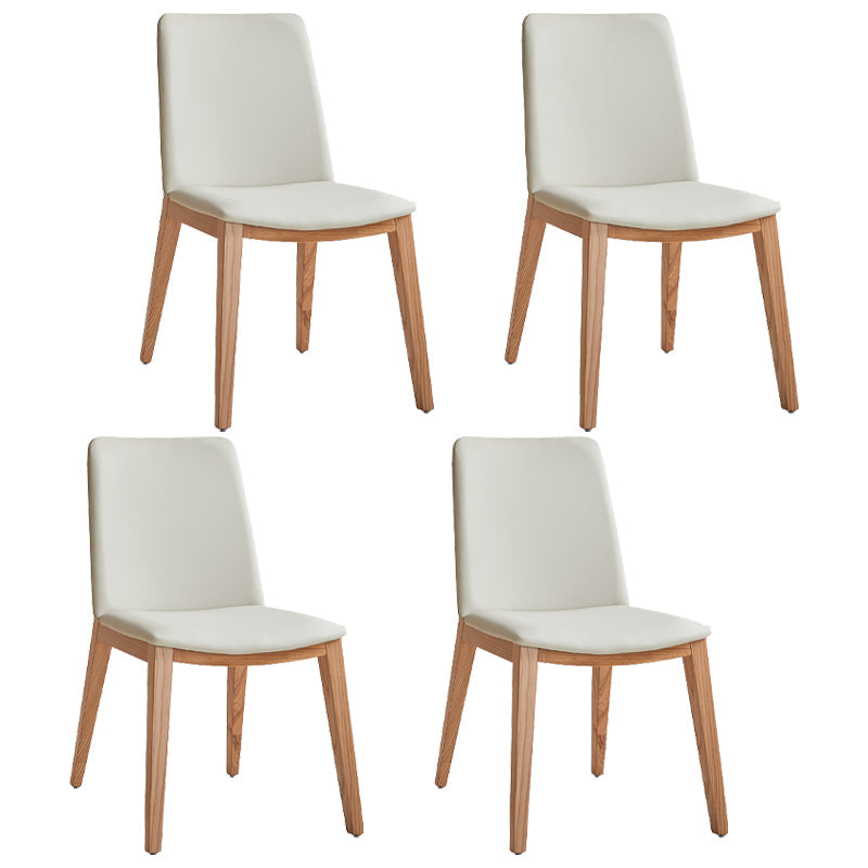 Juego de comedor contemporáneo de 1/4/5/7 piezas, muebles de comedor de madera maciza con sillas con respaldo macizo