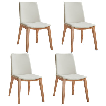Juego de comedor contemporáneo de 1/4/5/7 piezas, muebles de comedor de madera maciza con sillas con respaldo macizo